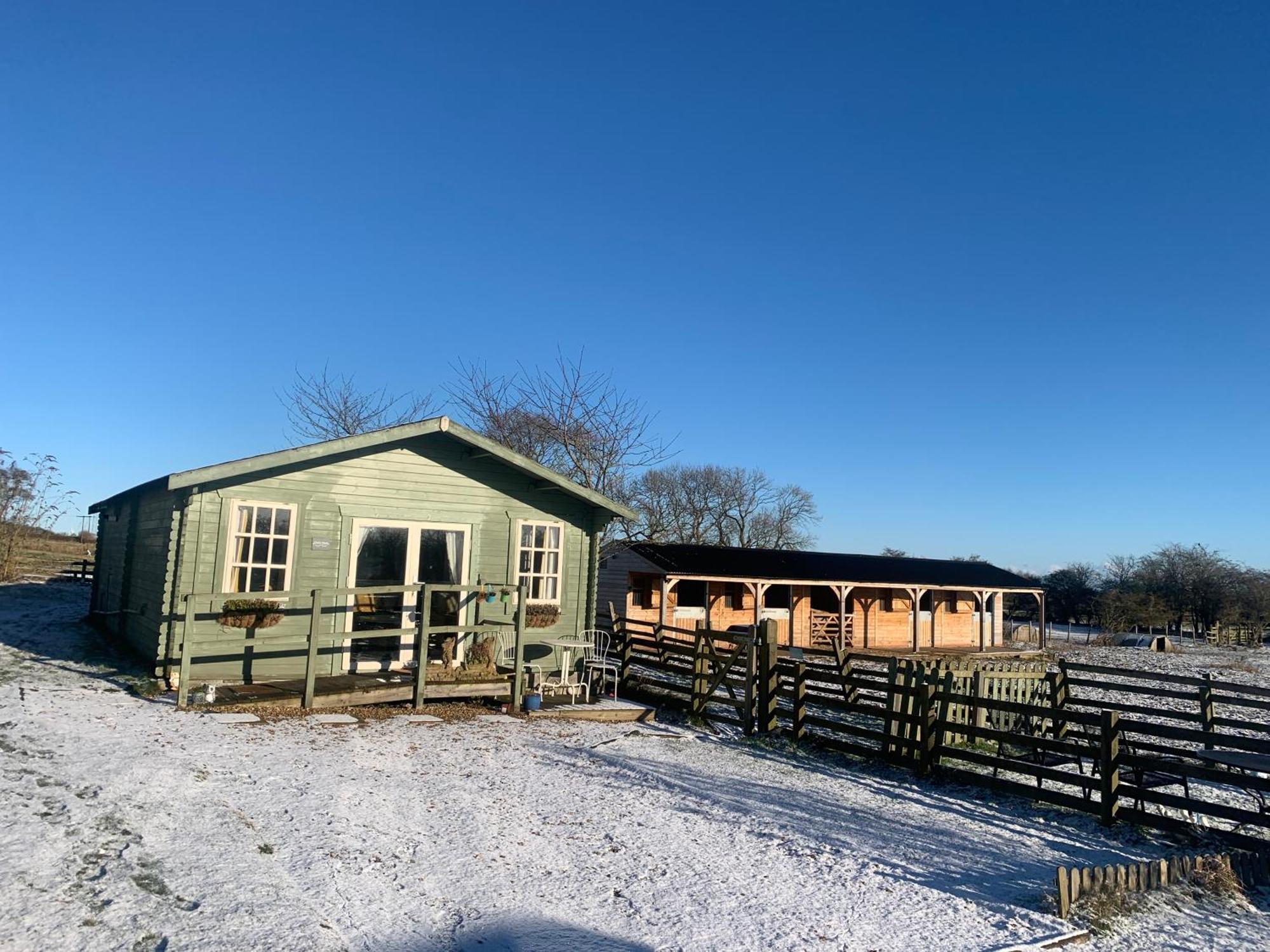 Owls Nest Log Cabin Morpeth Buitenkant foto